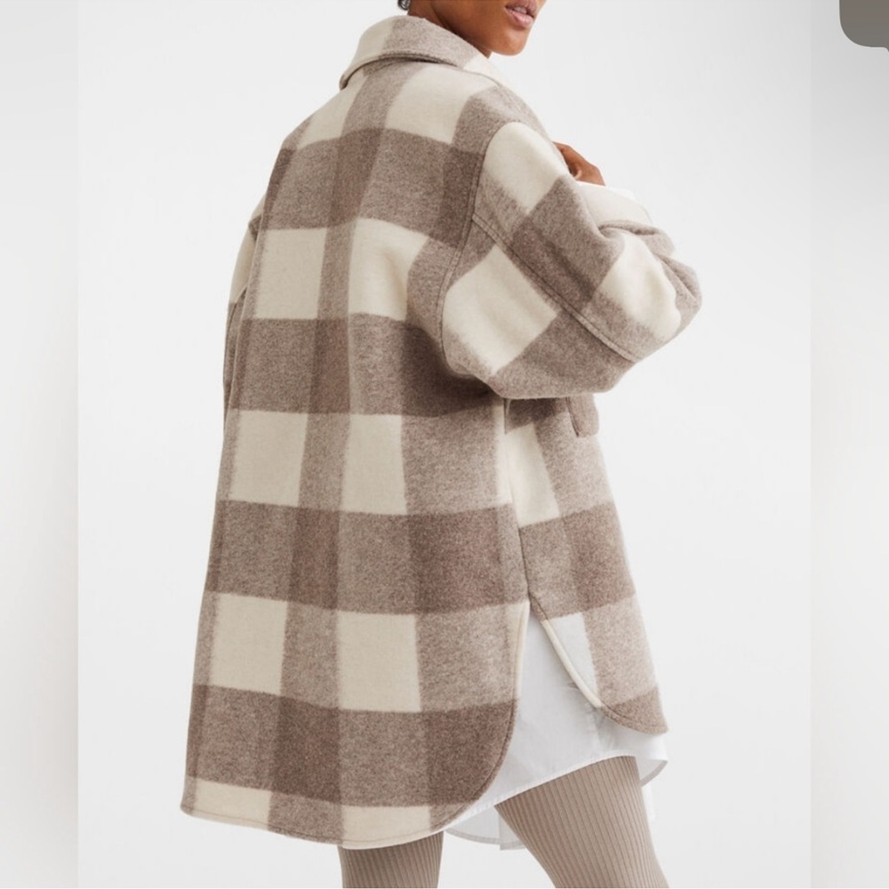 Plaid Oversized Jacket